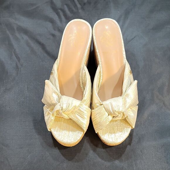 BRAND NEW SAM & LIBBY WEDGE CORK WEDGE HEEL SANDAL - Picture 2 of 16